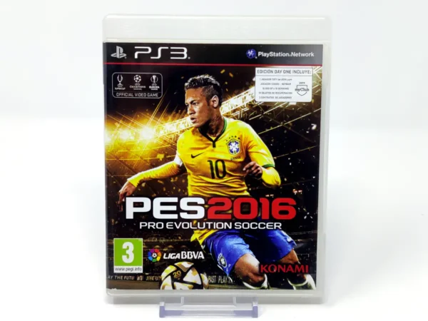 Portada de PES 2016: Pro Evolution Soccer (ESP) para PlayStation 3, edición PAL España, de segunda mano