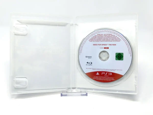 Interior del juego Need for Speed: The Run (ESP) (Promo) para PlayStation 3 con disco y manual