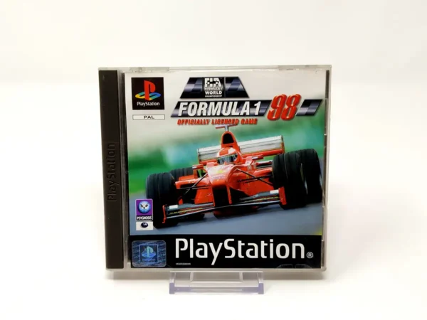 Portada de Formula 1 98 (ESP) (Rebajado) para PlayStation 1, edición PAL España, de segunda mano