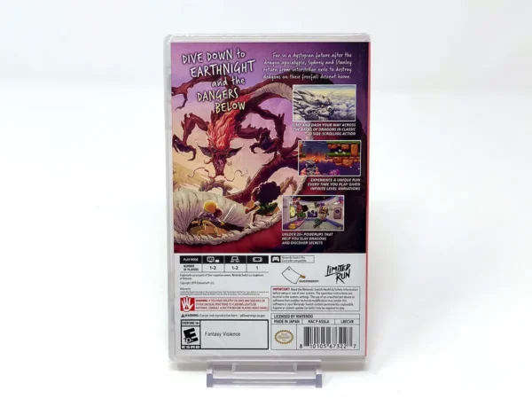 Parte trasera de EarthNight (USA) (Precintado) para Nintendo Switch, edición NTSC USA