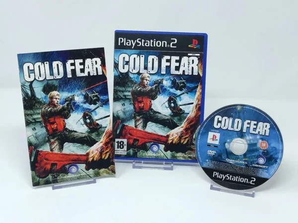 Lateral de la caja de Cold Fear (ESP) para PlayStation 2