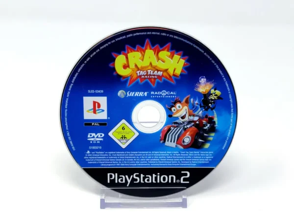 Crash Tag Team Racing (ESP) (Disco) para PlayStation 2, edición PAL España, de segunda mano