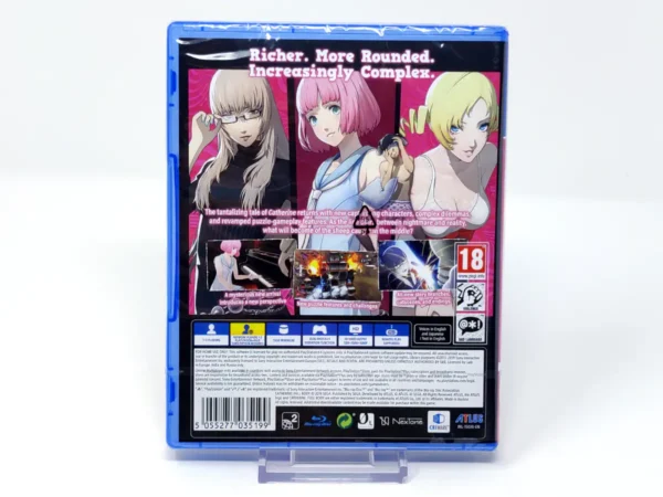 Parte trasera de Catherine: Full Body (UK) (Precintado) para PlayStation 4, edición PAL UK