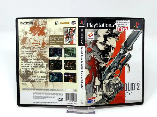 Metal Gear Solid 2: Sons of Liberty (ESP) (v1) (Carátula) (Rebajado) para PlayStation 2, edición PAL España, de segunda mano