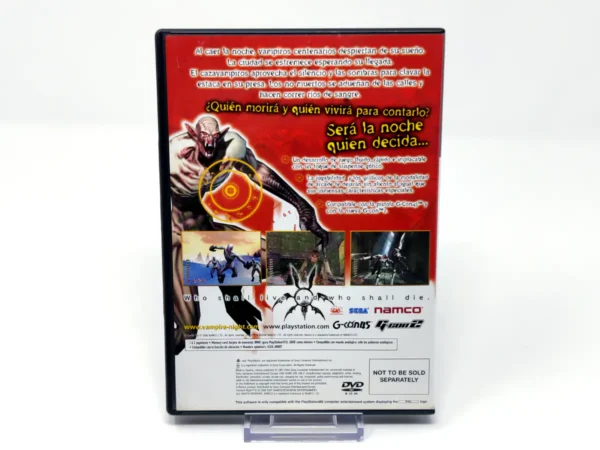 Parte trasera de Vampire Night (ESP) (Rebajado) para PlayStation 2, edición PAL España