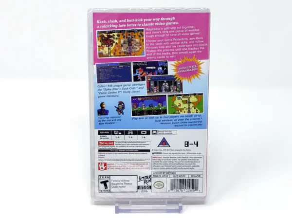 Parte trasera de Gotta Protectors: Cart of Darkness (USA) (Limited Run) (Precintado) para Nintendo Switch, edición NTSC USA