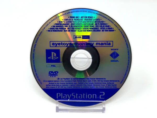 Portada de EyeToy: Monkey Mania (ESP) (Promo) (Disco) para PlayStation 2, edición PAL España, de segunda mano