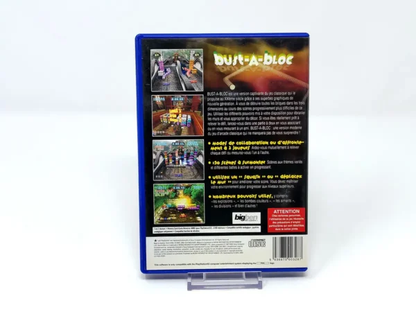 Parte trasera de Bust-A-Bloc (FRA) para PlayStation 2, edición PAL Francia