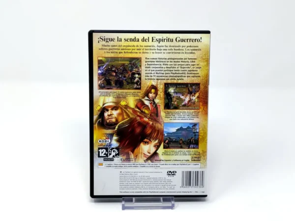Parte trasera de Samurai Warriors 2 (ESP) (Rebajado) para PlayStation 2, edición PAL España