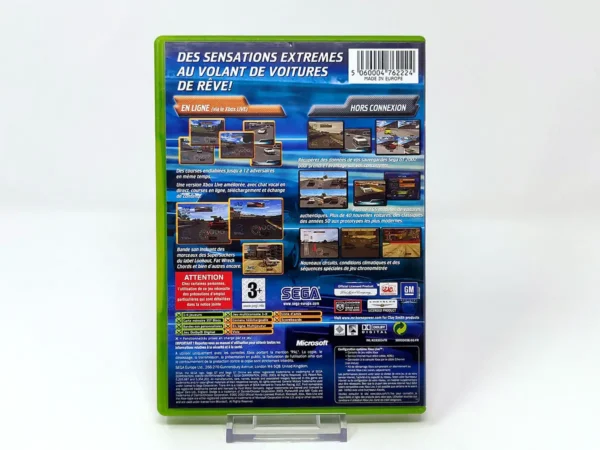 Parte trasera de Sega GT Online (FRA) para XBOX, edición PAL Francia