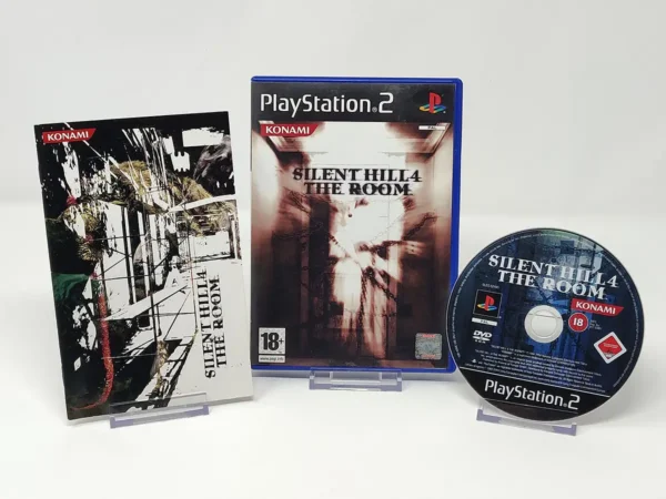 Parte trasera de Silent Hill 4: The Room (ESP) para PlayStation 2, edición PAL España