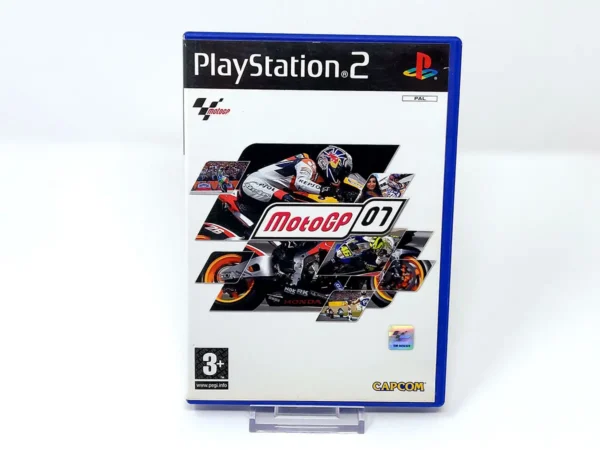 Portada de MotoGP 07 (ESP) para PlayStation 2, edición PAL España, de segunda mano