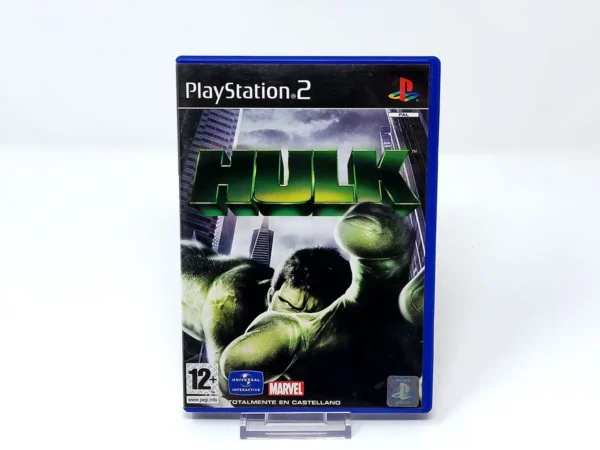 Portada de Hulk (ESP) para PlayStation 2, edición PAL España, de segunda mano