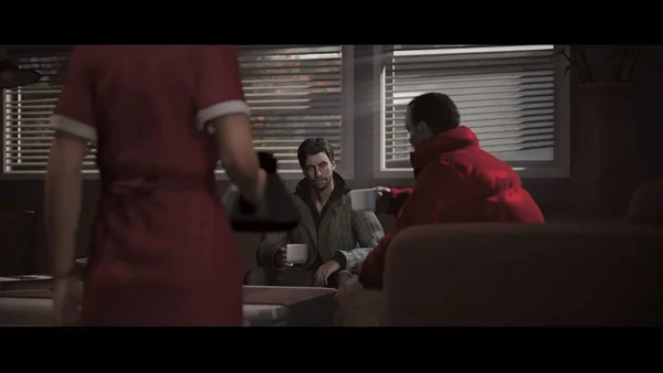 Lateral de la caja de Alan Wake Remastered (ESP) para PlayStation 5
