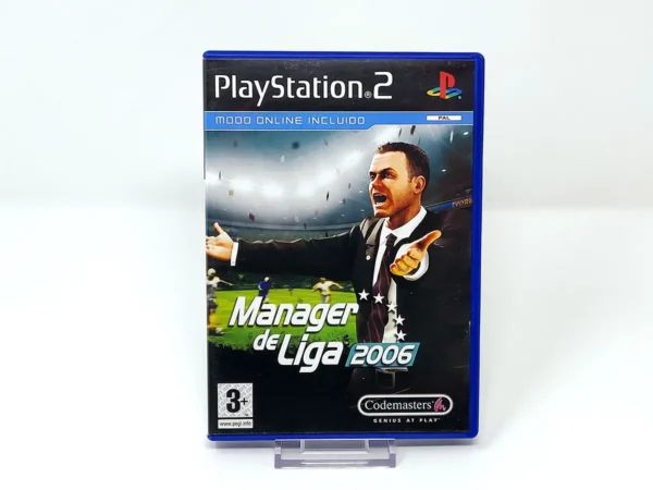 Portada de Manager de Liga 2006 (ESP) para PlayStation 2, edición PAL España, de segunda mano