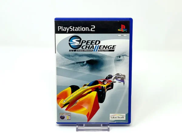 Portada de Speed Challenge: Jacques Villeneuve's Racing Vision (UK) para PlayStation 2, edición PAL UK, de segunda mano