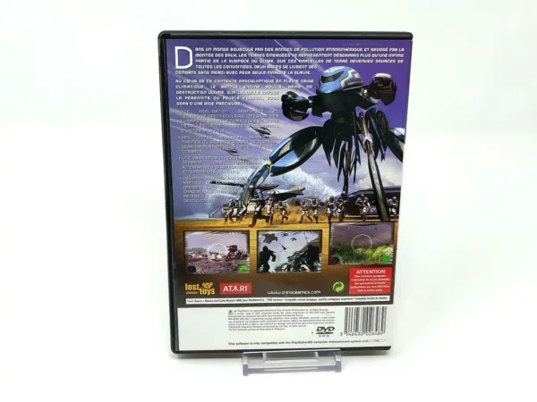 Parte trasera de Battle Engine Aquila (FRA) para PlayStation 2, edición PAL Francia