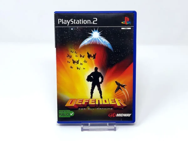 Portada de Defender: For All Mankind (FRA) (Rebajado) para PlayStation 2, edición PAL Francia, de segunda mano