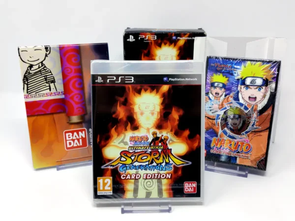 Lateral de la caja de Naruto Shippuden: Ultimate Ninja Storm Generations (Card Edition) (ESP) para PlayStation 3
