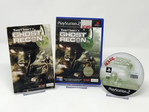 Interior del juego Tom Clancy's Ghost Recon (ESP) (Rebajado) para PlayStation 2 con disco y manual