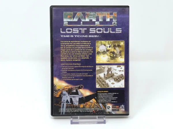 Parte trasera de Earth 2150: Lost Souls (ESP) para PC