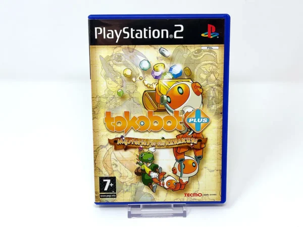 Portada de Tokobot Plus: Mysteries of the Karakuri (ESP) para PlayStation 2, edición PAL España, de segunda mano