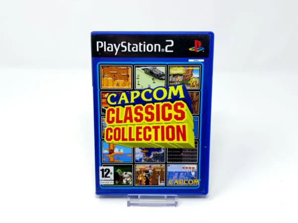 Portada de Capcom Classics Collection Vol. 1 (UK) para PlayStation 2, edición PAL UK, de segunda mano