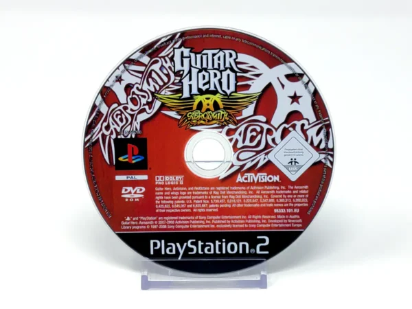 Guitar Hero: Aerosmith (ESP) (Disco) para PlayStation 2, edición PAL España, de segunda mano