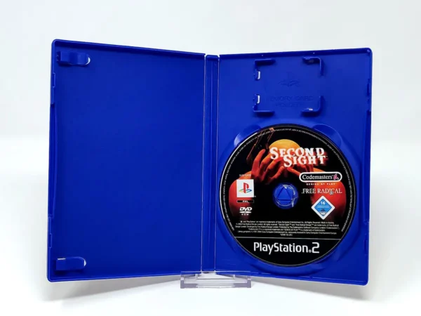 Interior del juego Second Sight (POR) (Rebajado) para PlayStation 2 con disco y manual