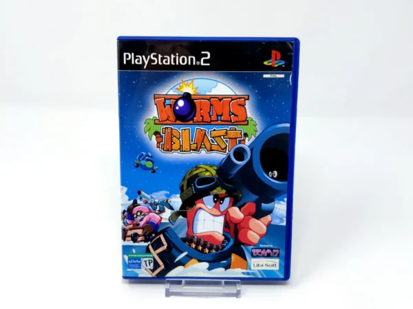 Portada de Worms Blast (ESP) (Rebajado) para PlayStation 2, edición PAL España, de segunda mano