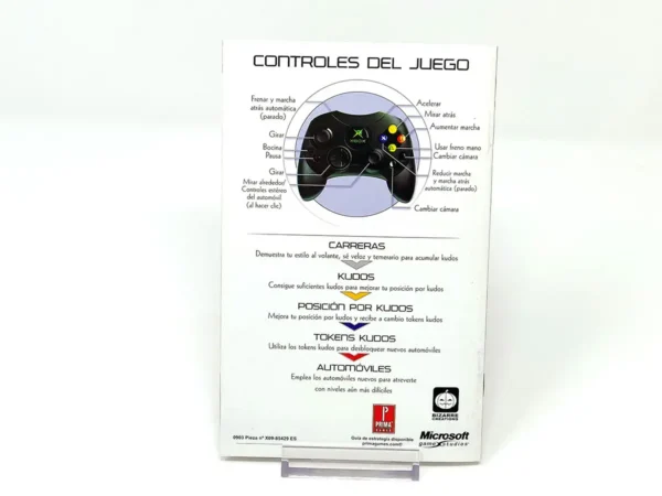 Project Gotham Racing 2 (ESP) (Manual) para XBOX, edición PAL España, de segunda mano