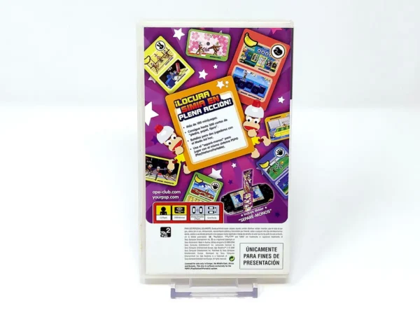 Parte trasera de Ape Academy 2 (ESP) (Promo) para PSP, edición PAL España