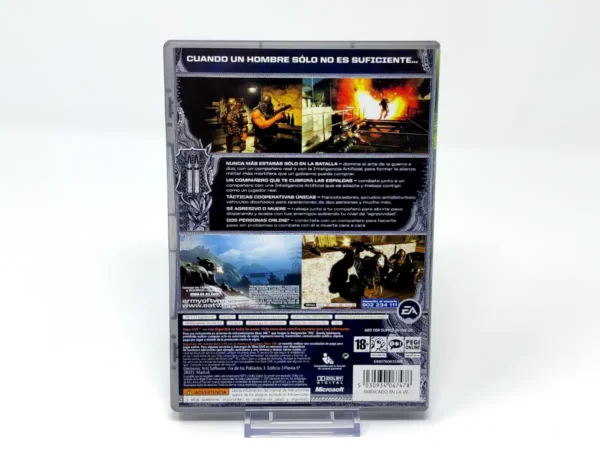 Parte trasera de Army of Two (ESP) (Classics) para XBOX 360, edición PAL España