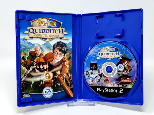 Interior del juego Harry Potter: Quidditch Copa del Mundo (ESP) (Rebajado) para PlayStation 2 con disco y manual