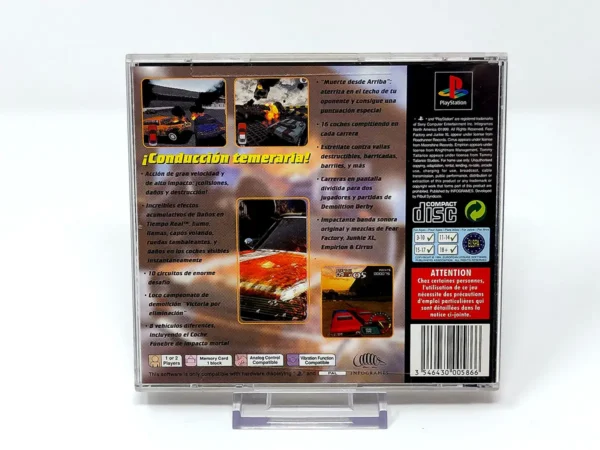 Demolition Racer (ESP) (Carátula) para PlayStation 1, edición PAL España, de segunda mano
