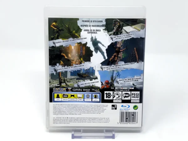 Parte trasera de Bionic Commando (ESP) (Rebajado) para PlayStation 3, edición PAL España