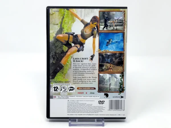 Parte trasera de Lara Croft Tomb Raider: Legend (UK) (Rebajado) para PlayStation 2, edición PAL UK