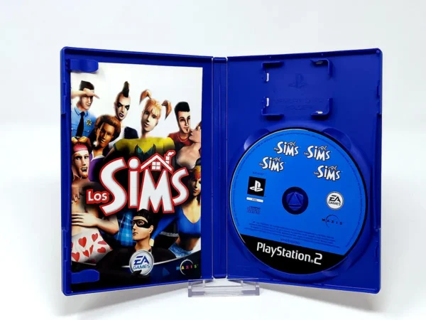 Interior del juego Los Sims (ESP) para PlayStation 2 con disco y manual