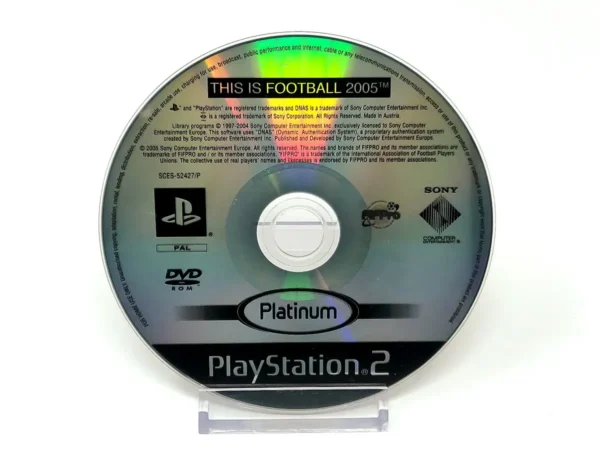 This Is Football 2005 (FRA) (Platinum) (Disco) para PlayStation 2, edición PAL Francia, de segunda mano