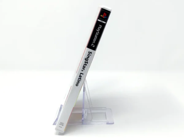 Lateral de la caja de SingStar Latino (ESP) para PlayStation 2