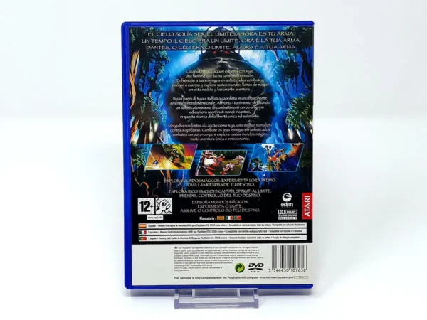 Parte trasera de Kya: Dark Lineage (ESP) para PlayStation 2, edición PAL España