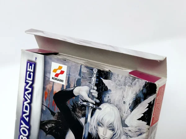 Lateral de la caja de Castlevania: Aria of Sorrow (ESP) para Nintendo Game Boy Advance