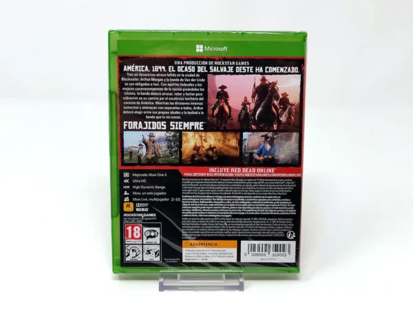 Parte trasera de Red Dead Redemption 2 (ESP) (Precintado) para XBOX One / Series X/S, edición PAL España