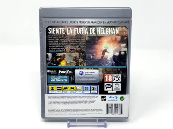 Parte trasera de Killzone 2 (ESP) (Platinum) (Rebajado) para PlayStation 3, edición PAL España