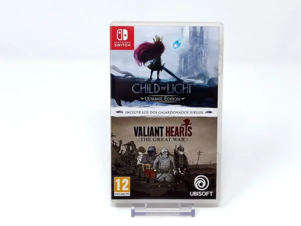Portada de Compilation Child Of Light + Valiant Heart (ESP) para Nintendo Switch, edición PAL España, de segunda mano