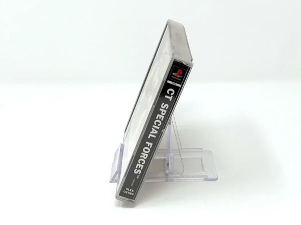 Lateral de la caja de CT Special Forces (ESP) para PlayStation 1