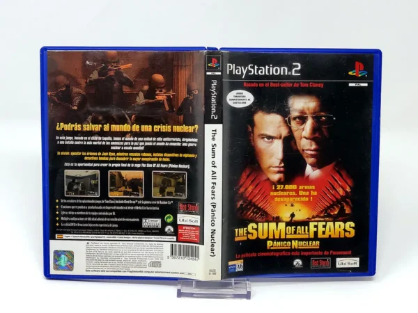 The Sum of All Fears (Pánico Nuclear) (ESP) (Carátula) para PlayStation 2, edición PAL Francia, de segunda mano