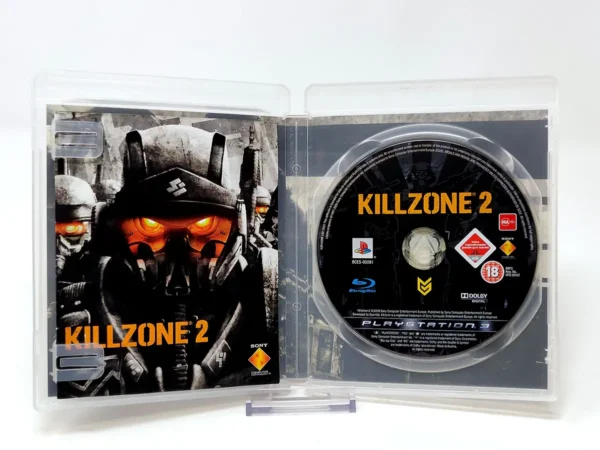 Interior del juego Killzone 2 (ESP) para PlayStation 3 con disco y manual