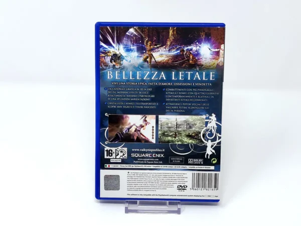 Parte trasera de Valkyrie Profile 2: Silmeria (ITA) para PlayStation 2, edición PAL Italia