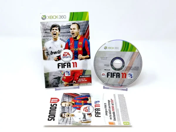 Parte trasera de FIFA 11 (ESP) (Manual + Disco) para XBOX 360, edición PAL España